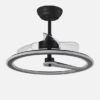 Ventilador 110w Dc Chom Negro 3 Aspas Transp. 46/66x62x62cm  6Vel. 3 Colores C/remoto, Memoria Y Temporizador 9350lm