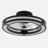 Ventilador DC 58w Kastoria Negro 8 Aspas Abs Transp 50d 6 Velocidades 5900lm 3 Colores C/remoto, Memoria Y Temporizador