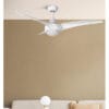 Ventilador Dc Canea 24w Blanco 3 Aspas 6 Velocidades 134d  3000-4500-6000k C/remoto, Memoria Y Temporizador 2424lm