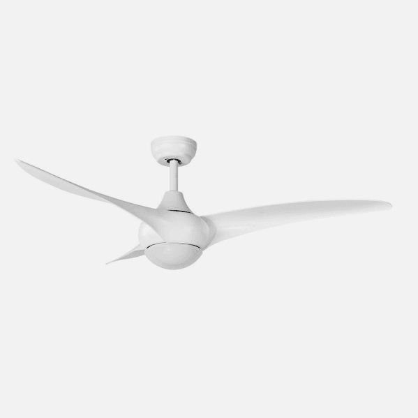 Ventilador Dc Canea 24w Blanco 3 Aspas 6 Velocidades 134d  3000-4500-6000k C/remoto, Memoria Y Temporizador 2424lm