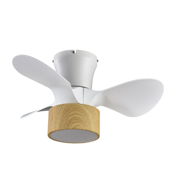 Ventilador Dc 24w Natasha Cañizo/blanco-haya 70d 3 Aspas 6vel. 2390lm 3 Colores Remoto,memoria,temporizador