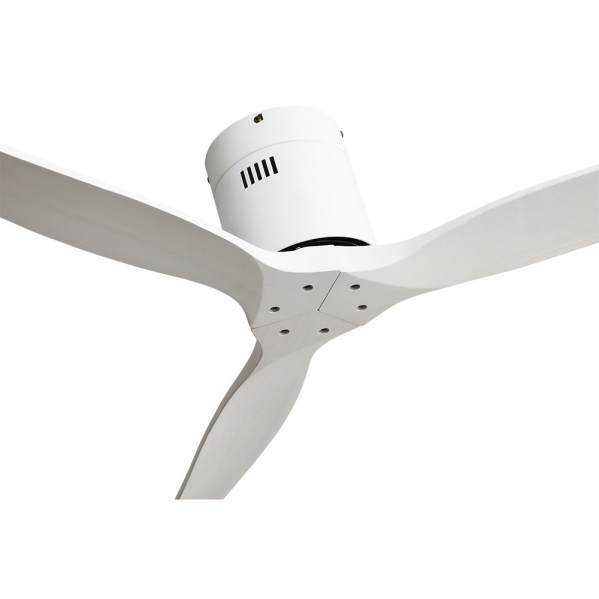 Ventilador Dc Aguilon Blanco 3 Aspas Blancas 6 Velocidades Sin Luz Remoto Y Temporiz.132d