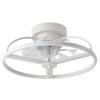 Ventilador Dc Anuska 60w Blanco/oro 8 Aspas 6 Veloc. 70d 5100lm 3col Remoto,memoria,reg.Intensidad,temporizador