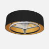 Ventilador Dc Anuska 60w Negro/oro 8 Aspas 6 Veloc. 70d 5100lm 3 Colores Remoto,memoria,reg.Intensidad,temporizador