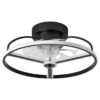 Ventilador Dc Anuska 60w Negro/oro 8 Aspas 6 Veloc. 70d 5100lm 3 Colores Remoto,memoria,reg.Intensidad,temporizador