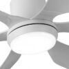 Ventilador Dc Otto 24w 2950lm Blanco 6 Aspas Blancas Reg.x167d 3000-4000-6000k 2tijas C/remoto, Memoria Y Temporizador