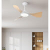 Ventilador Dc Caiman 36w 3600lm Bla/hay 89d 3aspas 6vel 3000-4500-6500k Remoto+reg.intensidad+memoria+temporizador