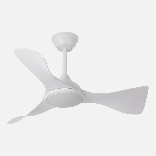 Ventilador Dc Caiman 36w 3600lm Blanco 89d 3asp 6v 3000-4500-6500k Remoto+reg.int+memo+temp