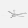 Ventilador Dc Cairo 24w 2400lm Blanco 5aspas 132d 3000k,4500k,6000k, Remoto+temporizado+memoria