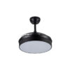 Ventilador Dc Cala Negro 48w 4800lm 3asp.desp 91d 6 Velocidades 3000-4000-6000k Remoto+temporiza+memoria