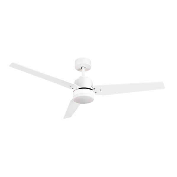 Ventilador Dc Captus 22w Blanco 3aspas Blanco/haya 132d Reg. Intensidad 2180lm 3000k,4000k,6000k Remoto+temporizador+memoria
