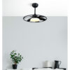 Ventilador Dc Celsius 26w Negro 6 Aspas 55d 2950lm 3000-4000-6500k 6vel. Remoto, Memoria Y Temporizador