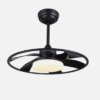 Ventilador Dc Celsius 26w Negro 6 Aspas 55d 2950lm 3000-4000-6500k 6vel. Remoto, Memoria Y Temporizador