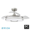 Ventilador Dc Dani 48w 4800lm Niqu 3asp.6vel 91d 3000-4000-6000k Remoto+memoria+tempor 24