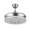 Ventilador Dc Dani 59w 6980lm Niquel 4aspas 6velocidades 91d 3000-4000-6000k Remot+reg.intensidad+memori+tempor