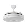 Ventilador Dc Dani 59w 6980lm Blanco 4aspas 6velocidades 107d 3000-4000-6000k Remoto+Reg.Intensidad+memoria+temporizador 24