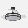 Ventilador Dc Esparta Plus 72w 6120lm Negro 107d 3aspas Desp.3000-4000-6000k Remoto+ Temporizador+ Memoria