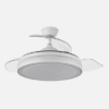 Ventilador Dc Esparta Plus 72w 6120lm Blanco 3 Aspas Desp. 107d 3 Colores C/Remoto+ Temporizador+ Memoria