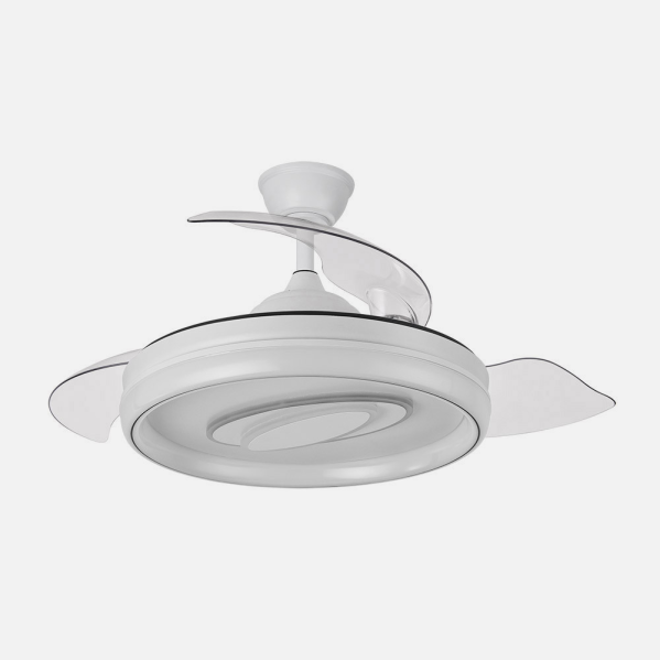Ventilador Dc Maracana 57w Blanco 3asp.107d 5980lm 3000-4500-6500k Reg.intensidad+remoto+memoria+temporizador