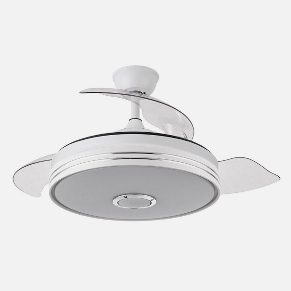 Ventilador Dc Matanuska 72w 6120lm Blanco Bluethooth 32/47x55/108d.3 Aspas Desp.6 Vel.3 Color.
