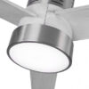 Ventilador Dc Teo 24w 2950lm Niquel 3Asp Gris 32x139d 3000-4000-6000k C/remoto, Memoria Y Temporizador