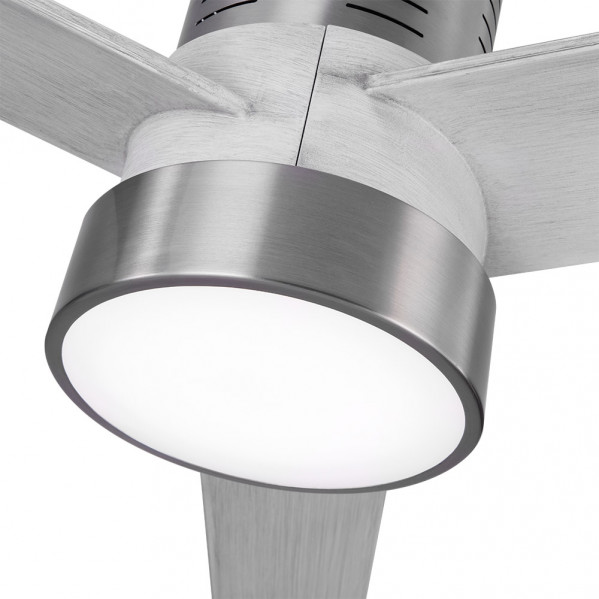 Ventilador Dc Teo 24w 2950lm Niquel 3Asp Gris 32x139d 3000-4000-6000k C/remoto, Memoria Y Temporizador