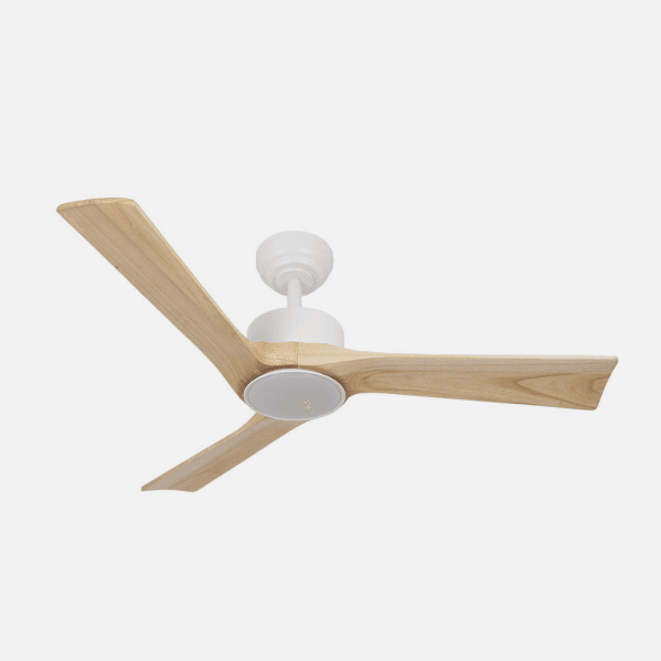 Ventilador Dc Orinoco 24w Blanco 3aspas Haya 107d 2424lm 3000k,4000k,6500k Remoto+regulable Intensidad+temperatura+memoria