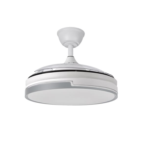 Ventilador Dc Papiro 59w Blan/gris 3asp.107d 6980l 3000-4000-6000k Remot+mem+tempo