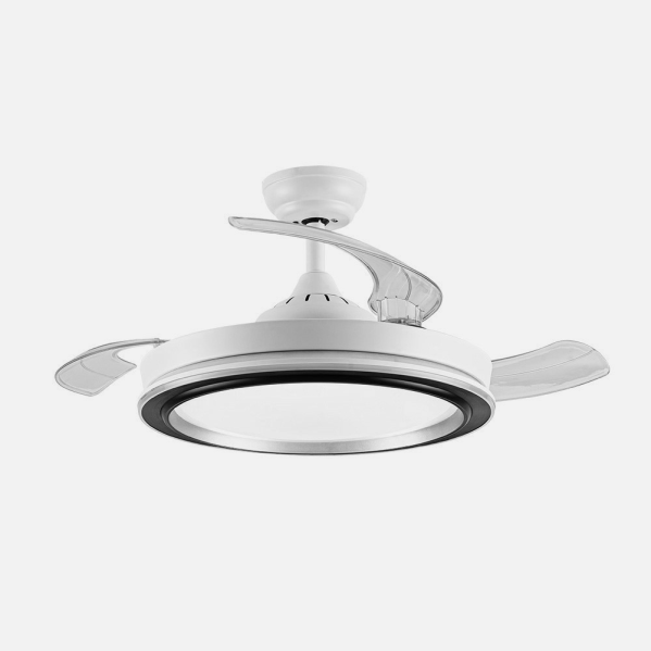 Ventilador Dc Picolo 72w 6226lm Blanco/negro 3 Aspas Desp. 106d 3000-4000-6500k Remoto, Memoria