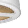 Ventilador Dc Tatiana 110w Blanco/mad.Clara 3 Aspas 62d 3000-4000-6000k 9350lm Remoto,memoria,temporizador