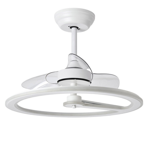 Ventilador Dc Tatiana 110w Blanco/oxido 3 Aspas 62d 3000-4000-6000k 9350lm Remoto,memoria,temporizador