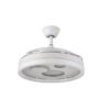Ventilador Dc Turia 72w 6120lm Blanco 3 Asp.desplegables 32/47x50/110d. 3 Colores C/remoto+temporizador+memoria