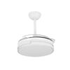Ventilador Dc Papiro Mini 59w Blanco 3aspas desp. 91d 6980lm 3000k,4000k,6000k Remoto+ Memoria+ Temporizador