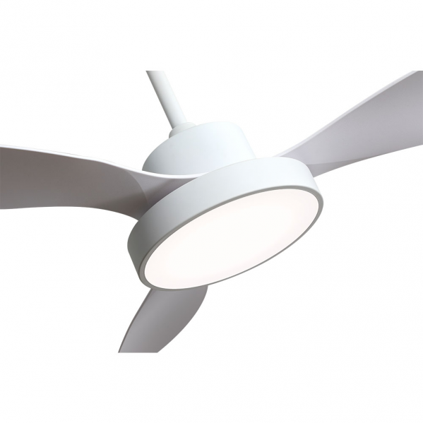 Ventilador Dc Hayate 48w 4080lm Blanco 3 Asp 39/54x120x120cm 3000-4000-6000k C/remoto, Memoria Y Temporizador