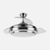 Ventilador DC Ibe 59w 6980lm Niquel 3 Asp.desp. 107d 3000-4000-6000k Remoto, Reg.intensidad, Memoria Y Temporizador
