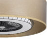 Ventilador DC Tania 72w Madera Clara 5 Aspas 6 Velocidades 3col Remoto,memoria,reg.Intensidad,temporizador 6120lm 70d