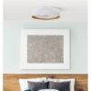 Ventilador Tania 72w Blanco/madera Clara 6120lm 5 Aspas 3col Remoto,memoria,reg.Intensidad,temporizador 25x60x60 Cm