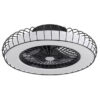 Ventilador DC Tania 72w Blanco/madera Clara 5 Aspas 6 Velocidades 3col Remoto,memoria,reg.Intensidad,temporizador 6120lm 70d