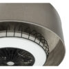 Ventilador DC Tania 72w Madera Gris 5 Aspas 6 Velocidades 3col Remoto,memoria,reg.Intensidad,temporizador 6120lm 70d