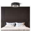 Ventilador DC Tania 72w Negro/madera Gris 5 Aspas 6 Velocidades 3col Remoto,memoria,reg.Intensidad,temporizador 6120lm 70d