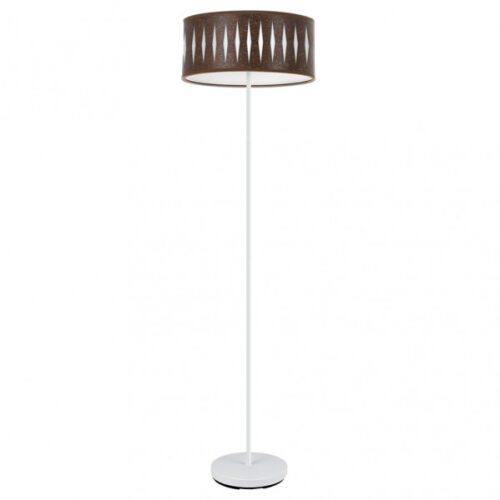 Pie Salon Piron 1xe27 Blanco/oxido 165x40x40 Cm