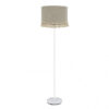 Pie Salon Vera 1xe27 Blanco/beis 163x40x40 Cm