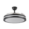 Ventilador Dc Esparta Maxi 80w 10255lm Negro 132d 5asp 3000-4000-6000k Remoto+temporizador+memoria