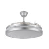 Ventilador Dc Esparta Maxi 80w 10255lm Plata 132d 5asp 3000-4000-6000k Remoto+temporizador+memoria