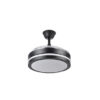 Ventilador Dc Esparta Peque 44w 5182lm Negro 72d 3asp 3000-4000-6000k Remoto+temporizador+memoria