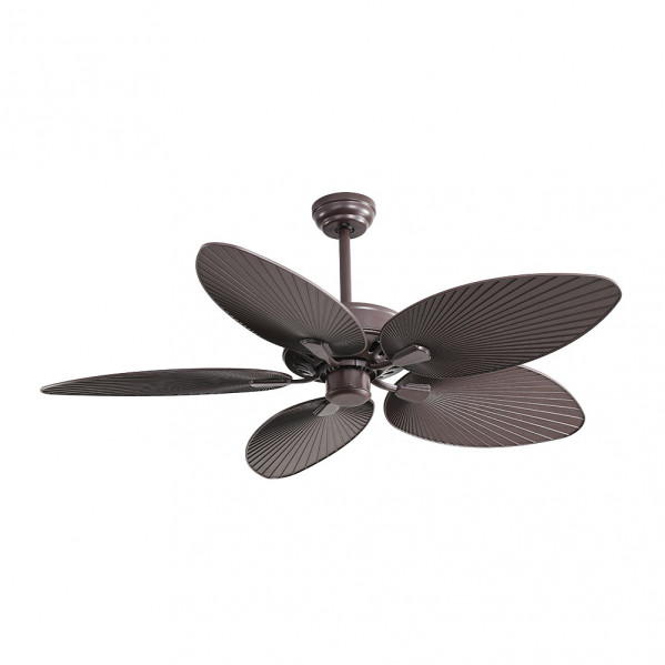 Ventilador Dc Borasco 24w Marron 5 Asp.6 Vel.132d  2950lm Remoto.memoria Y Temp.3000-4000-6000k