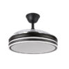 Ventilador Bayomo 72w 6120lm Negro 3 Aspas Desp. 32/47x49/108d.3 Color.motor Dc.remoto