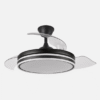 Ventilador Bayomo 72w 6120lm Negro 3 Aspas Desp. 32/47x49/108d.3 Color.motor Dc.remoto