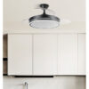 Ventilador Bayomo 72w 6120lm Negro 3 Aspas Desp. 32/47x49/108d.3 Color.motor Dc.remoto