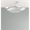 Ventilador Dc Dani 59w 6980lm Blanco 4aspas 6velocidades 91d 3000-4000-6000k Remot+reg.intensidad+memori+tempor